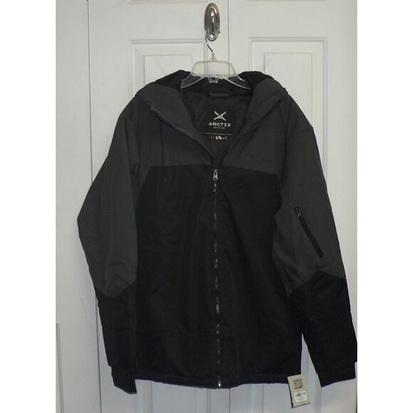 Arctix Men's High Altitude Insulated Hooded Jacket in Charcoal/Black Large $80 - Picture 1 of 4